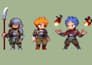 pixel art animation pixel tileset game character design pixel sprite sheet
